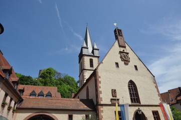 Fototapeta na wymiar Kościół w Gemünden am Main