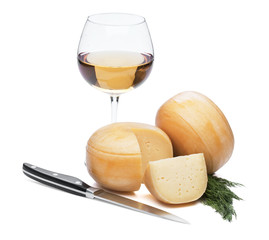 cheese with wine