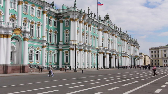 St. Petersburg. Panorama of The State Museum Hermitage