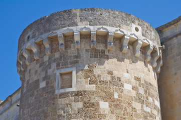 The Aragonese Castle of Martano. Puglia. Italy.