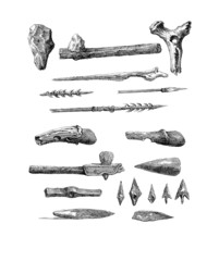 Stone Age Weapons - Armes - Waffen