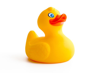 Gelbe Badeente