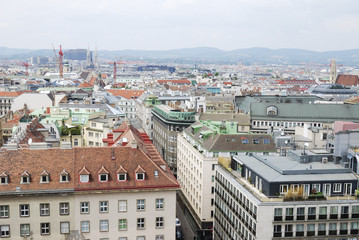 Fototapeta na wymiar View Over Vienna