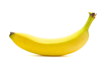 banana on white background