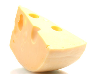 Сheese isolated on white
