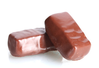 Сhocolate candy isolated on white