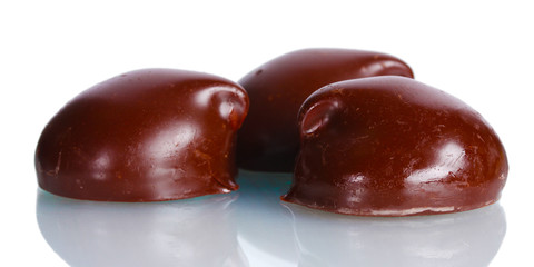 Сhocolate candy isolated on white