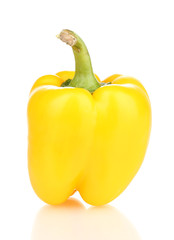 Tasty pepper isolated on white