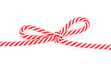 Fototapeta premium Colorful shoelaces isolated on white