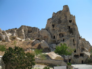 Fototapeta na wymiar Starożytne miasto jaskinia w Göreme, Turcja