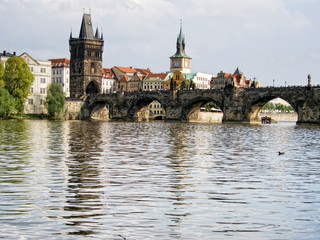 Charles bridge in Prague
