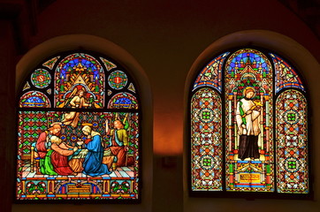 Boppard's Saint Severus's church interior (Germany)