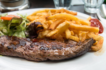 juicy steak beef