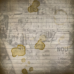 Concept abstract background with dirty coffee stains