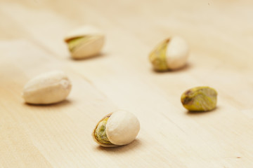 Brown and Green Pistachio