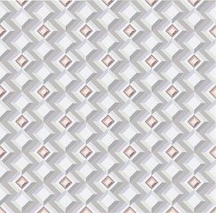 seamless pattern with gray squares, architectural motifs
