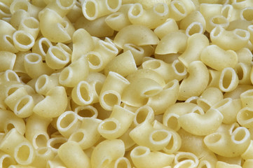 macaroni, close up top view