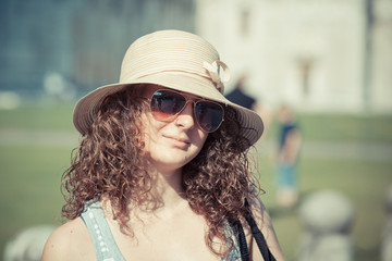 Young Girl in Piazza dei Miracoli