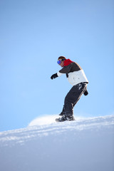 Fototapeta na wymiar snowboarder