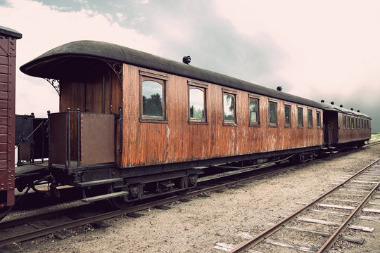 Fototapeta vintage train