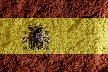 Spain grunge flag