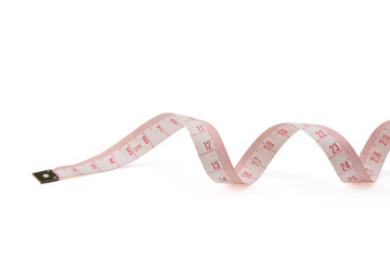 a meter on a white background, closeup