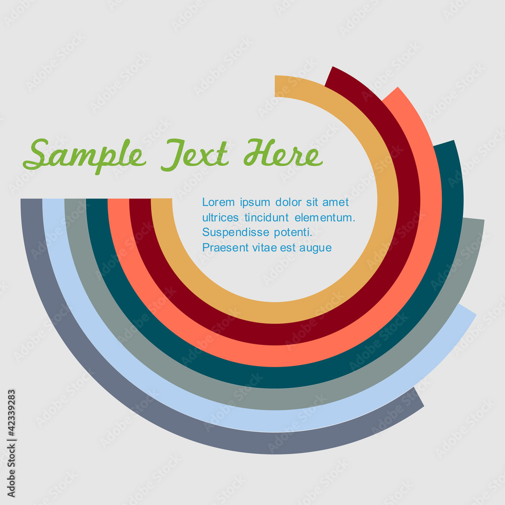 Poster vector background in retro style