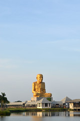 Big Golden Buddha with sky, thailand