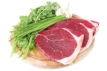raw uncooked fat lamb