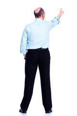 Back of pusinessman.