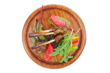 main portion : grilled ribs