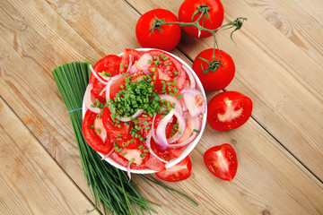 fresh tomato salad