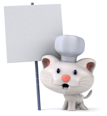 Fun chef cat