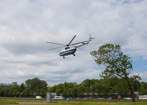 helicopter take-off