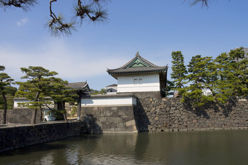Ote-mon gate of Edo castle, Tokyo, Japan