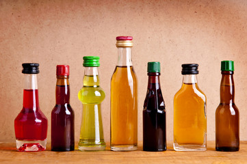 bottles of alcohol drinks