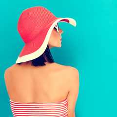 Summer beauty girl