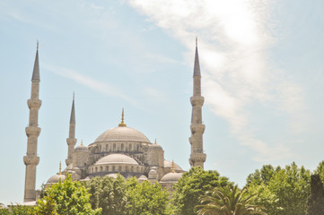 Fototapeta na wymiar The Blue Mosque, Istanbul