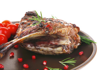 grilled ribs with cherry