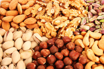 Nuts background