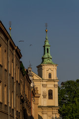 Obraz premium Old Church of Sts. Florian in Krakow. Poland