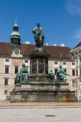 Fototapeta na wymiar Hofburg palace and monument. Vienna.Austria.