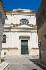Fototapeta na wymiar Matka Kościół Greci Castrignano de '. Puglia. Włochy.