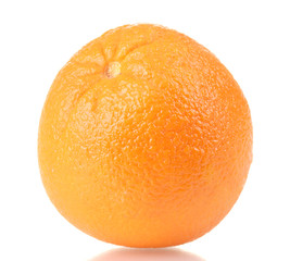 ripe orange isolated on white