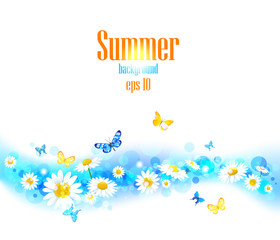 Bright summer  background