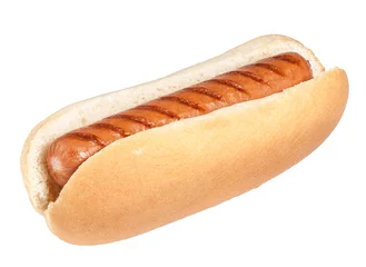 Abwaschbare Fototapete Isolated Hotdog © Springfield Gallery