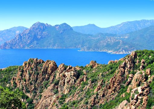 Calanques de Piana, Corsica landscape