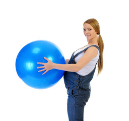 Beautiful pregnant woman