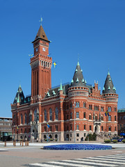 Naklejka premium City Hall in Helsingborg, Sweden