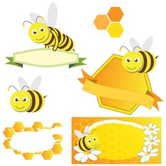 Set of Honey Concept